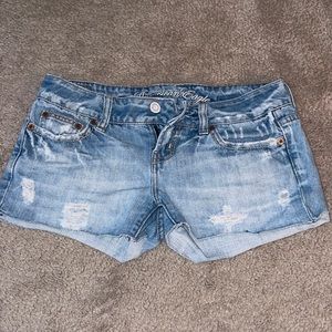 Womens denim shorts